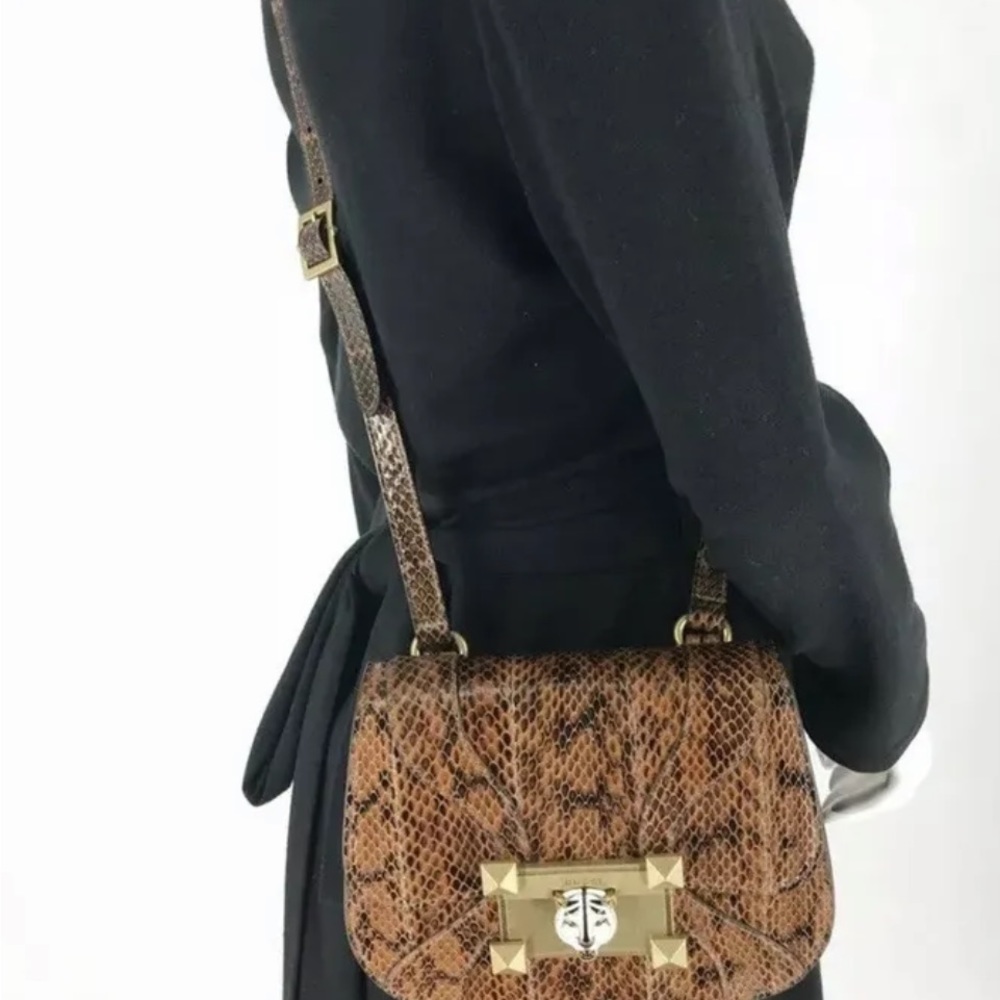 ❌SOLD GUCCI Brown Snakeskin Leather Osiride Crossbody Bag NEW WITH TAGS! Box!Bag - Picture 12 of 13